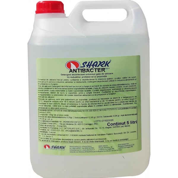 Detergent dezinfectant Shark Antibacter 5 litri